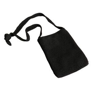 Vintage Bag Black Purse Crossbody Shoulder Boho Minimalist